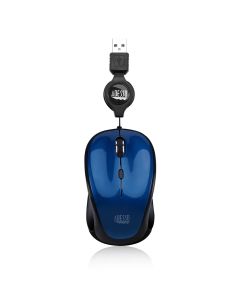Adesso Retrackable Nano mouse (Blue) iMouse S8L