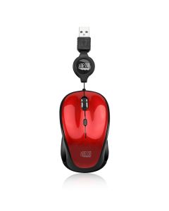 Adesso Retrackable Nano mouse (Red) iMouse S8R