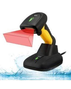Adesso 2.4GHz RF Wireless Antimicrobial, Waterproof, Industry Wireless 2D Barcode Scanner