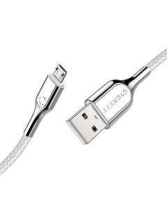 Cygnett USB to Micro USB - 1M Round Soft Rubber Cable - White